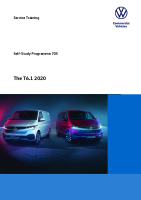 VW - SSP 705_The T6.1 2020 - Self Study Programme 